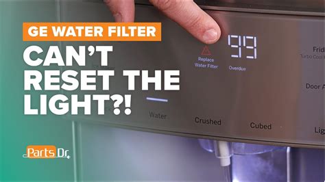 reset ge water filter rpwfe